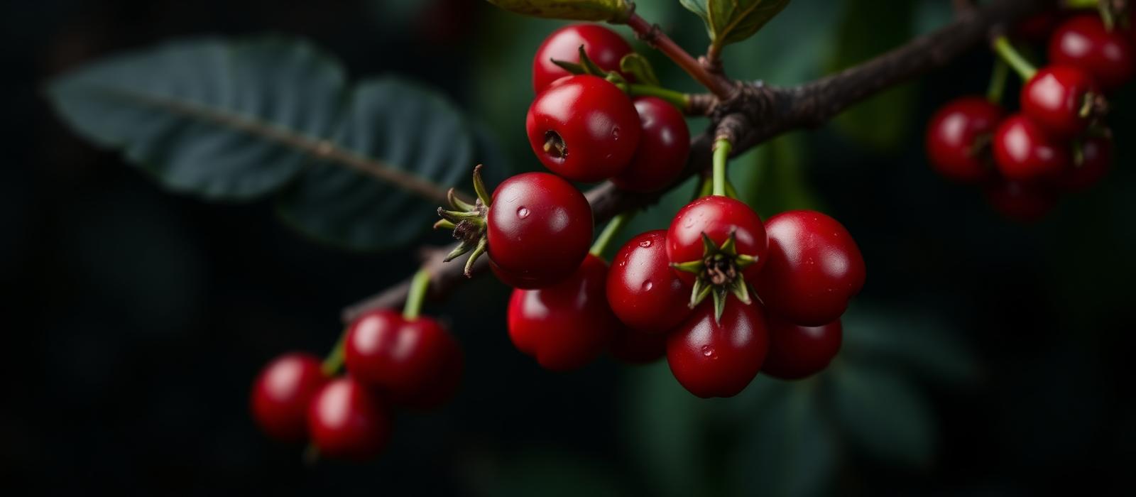 Cerejas de café